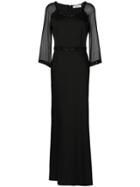 Blumarine Longsleeved Evening Dress - Black