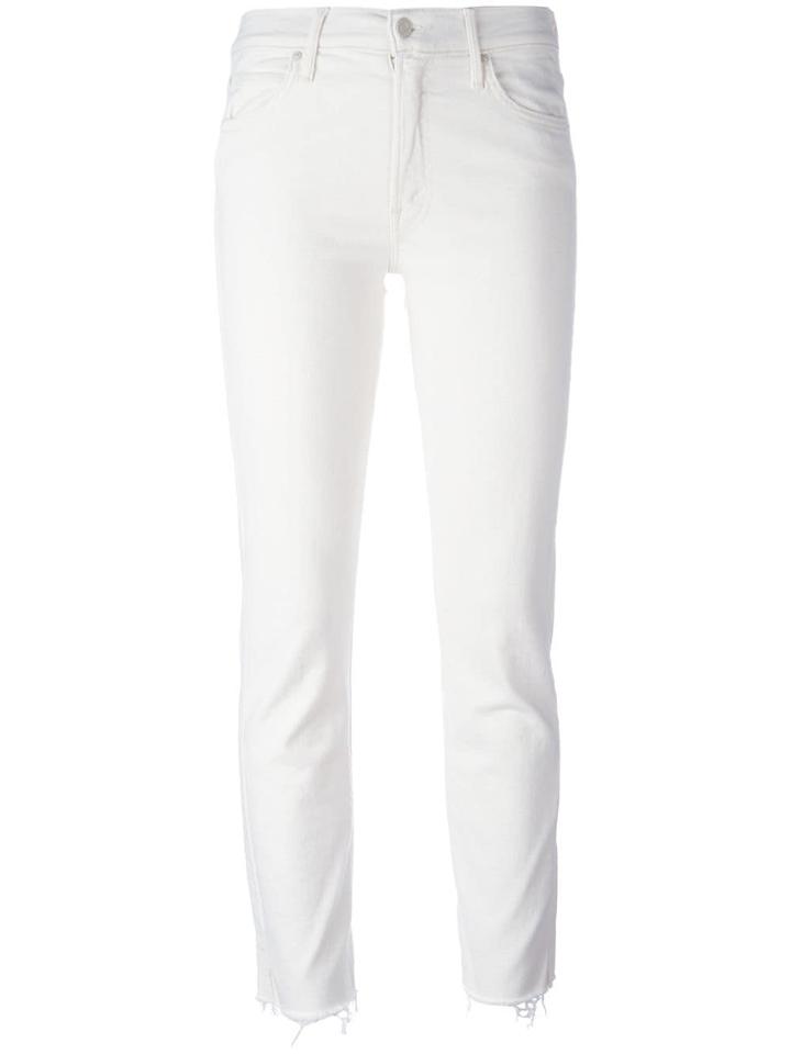 Mother The Rascal Ankle Jeans - White