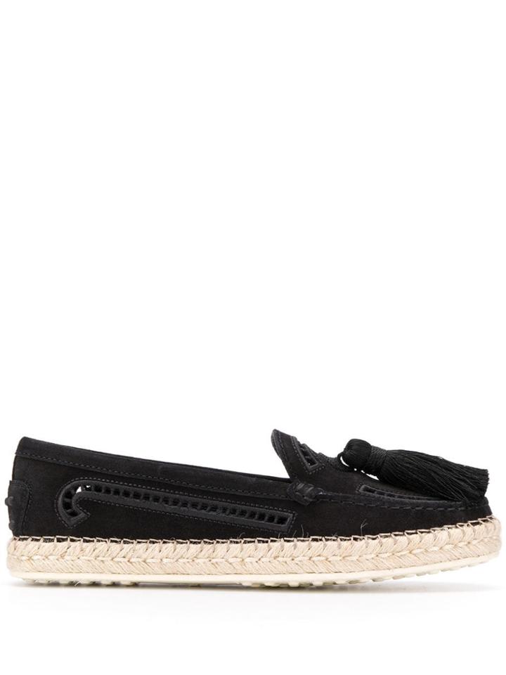 Tod's Tassel Espadrilles - Black