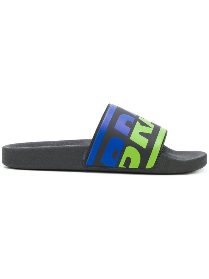 Diesel Sa-maral Slides - Black