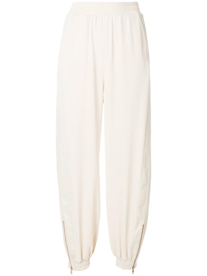 See By Chloé East Fit Ruched Opening Trousers - Nude & Neutrals