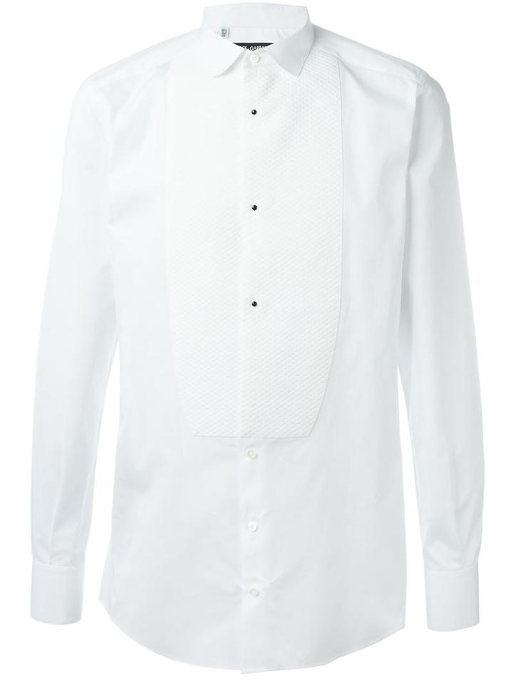 Dolce & Gabbana Bib Dinner Shirt