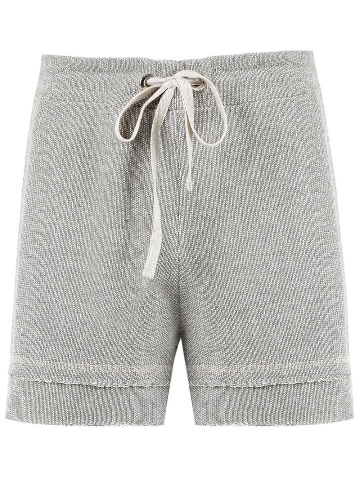 Talie Nk Panelled Track Shorts, Women's, Size: G, Grey, Cotton/polyester