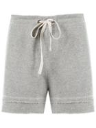 Talie Nk Panelled Track Shorts, Women's, Size: G, Grey, Cotton/polyester