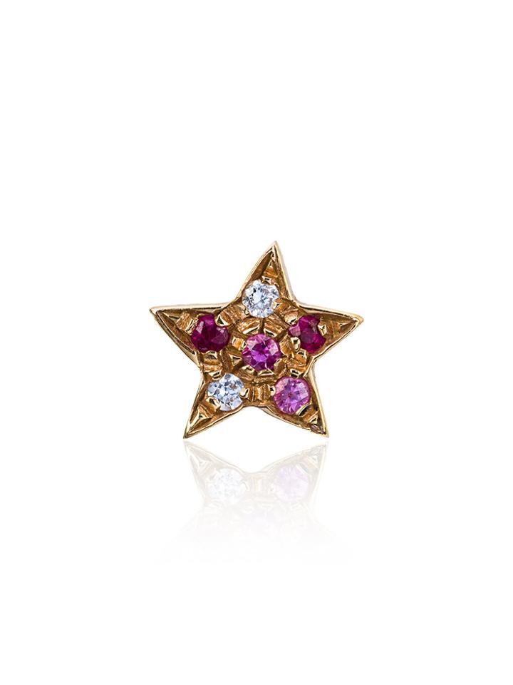 Carolina Bucci Superstellar Star Stud Earring - Metallic