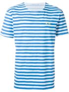 Société Anonyme Striped T-shirt, Men's, Size: Medium, Blue, Cotton