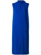Joseph Tie Neck Dress - Blue