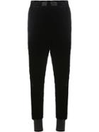 Ann Demeulemeester Velvet Track Pants - Black