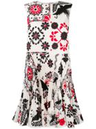 Red Valentino Decorated Terrace Printed Dress - Neutrals