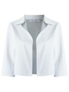 Gloria Coelho Crop Leather Jacket