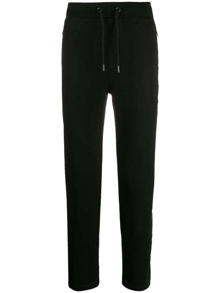 Karl Lagerfeld Ikonik Stripe Detail Track Trousers - Black