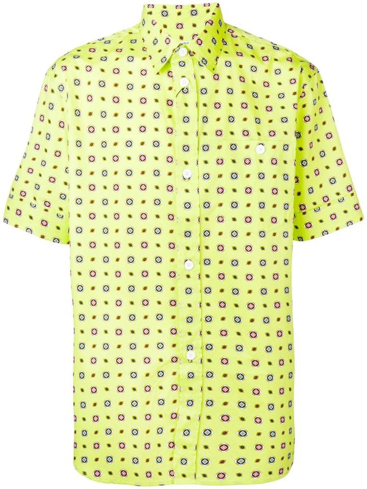 Kenzo Floral Short Sleeved Shirt - Yellow