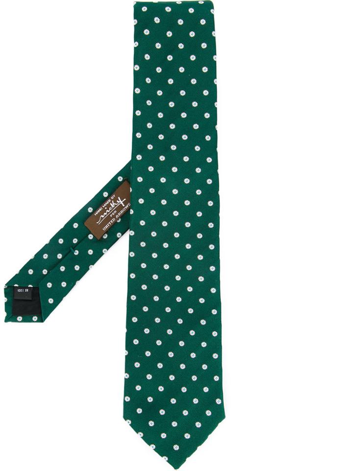 Nicky Polka Dot Tie - Green