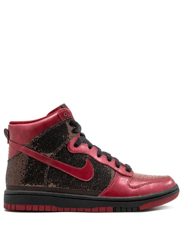Nike Wmns Dunk Hi Skinny Sneakers - Red