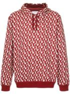 Ports V Hooded Sweatshirt - Red