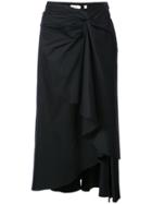 A.l.c. Draped Asymmetric Skirt - Black