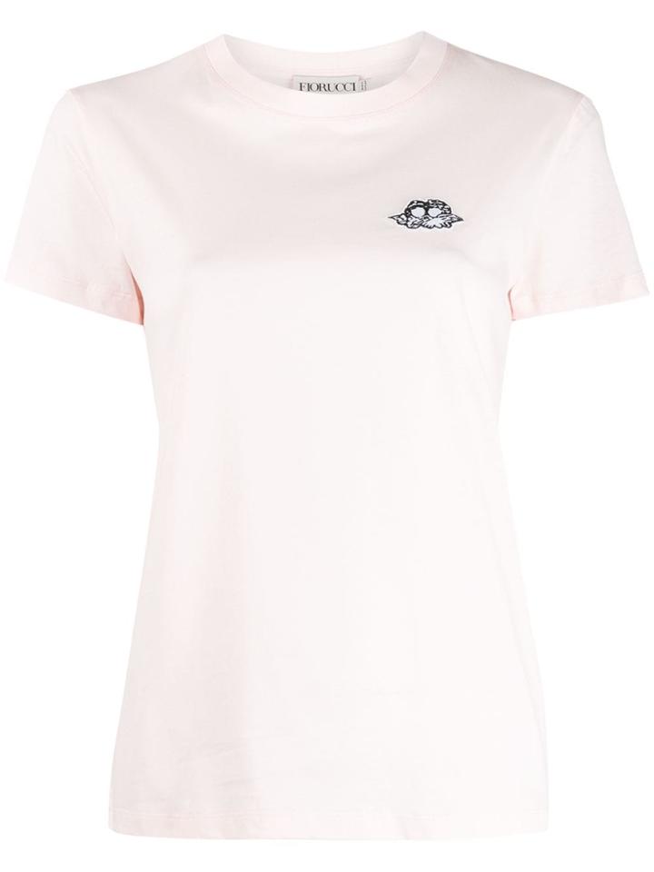 Fiorucci Icon Angels Patch T-shirt - Pink
