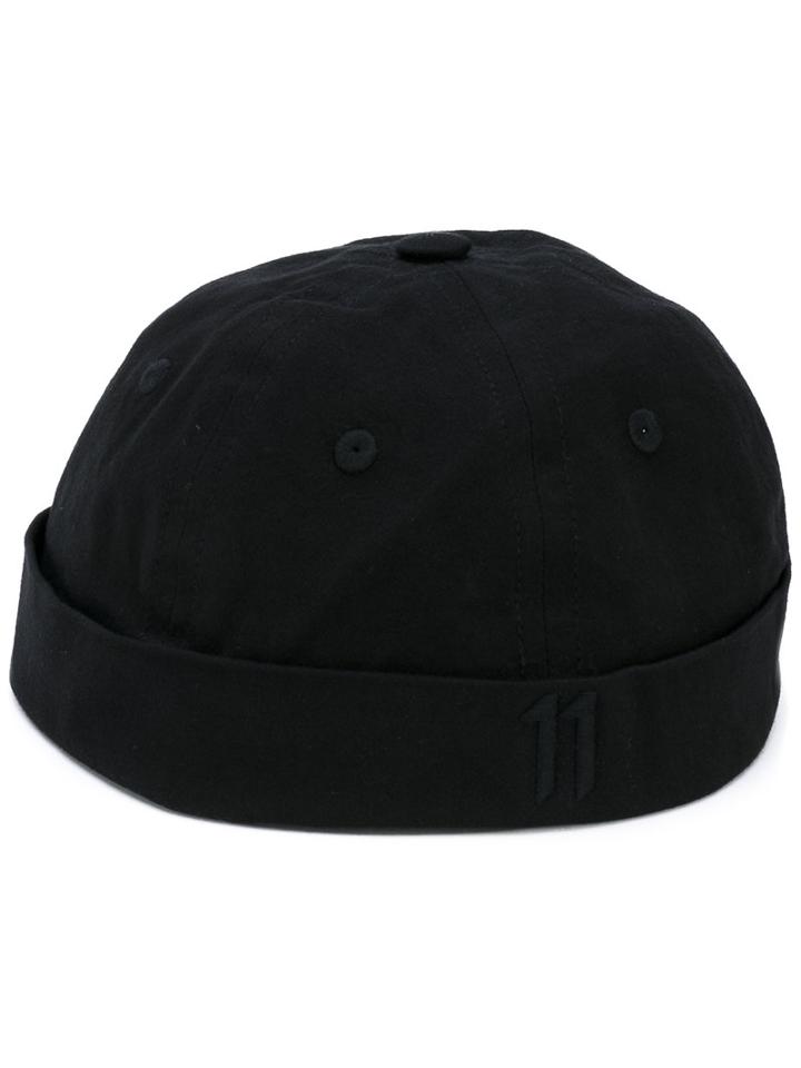 11 By Boris Bidjan Saberi - Brimless Cap - Unisex - Cotton/spandex/elastane - One Size, Black, Cotton/spandex/elastane