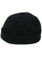 11 By Boris Bidjan Saberi - Brimless Cap - Unisex - Cotton/spandex/elastane - One Size, Black, Cotton/spandex/elastane
