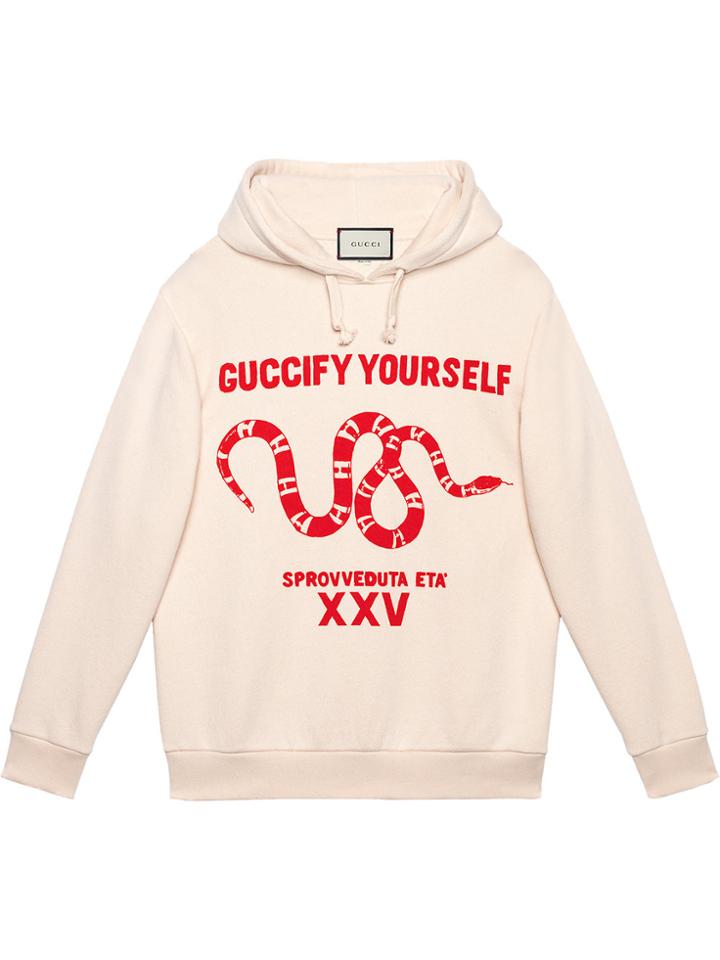 Gucci Guccify Yourself Print Sweatshirt - White