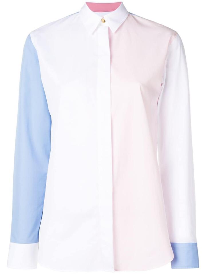 Paul Smith Black Label Colour-block Shirt - White