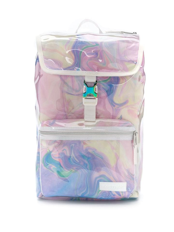 Eastpak Marble Print Backpack - Pink