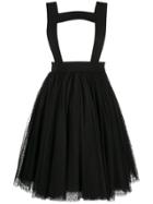 Comme Des Garçons Noir Kei Ninomiya Polka Tulle Pinafore Skirt - Black