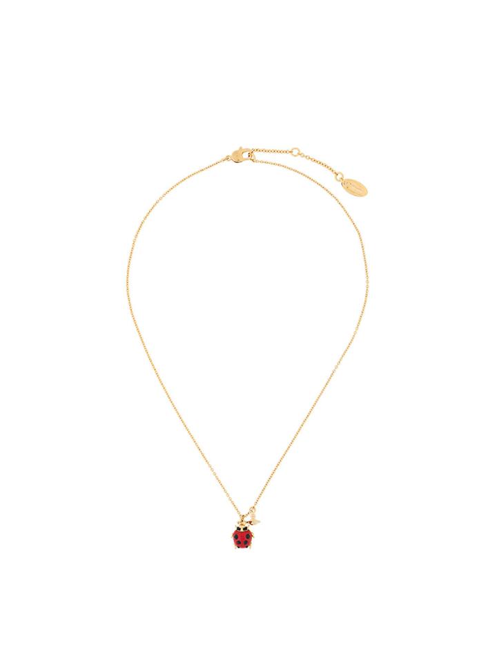 Vivienne Westwood Ladybird Pendant Necklace - Metallic
