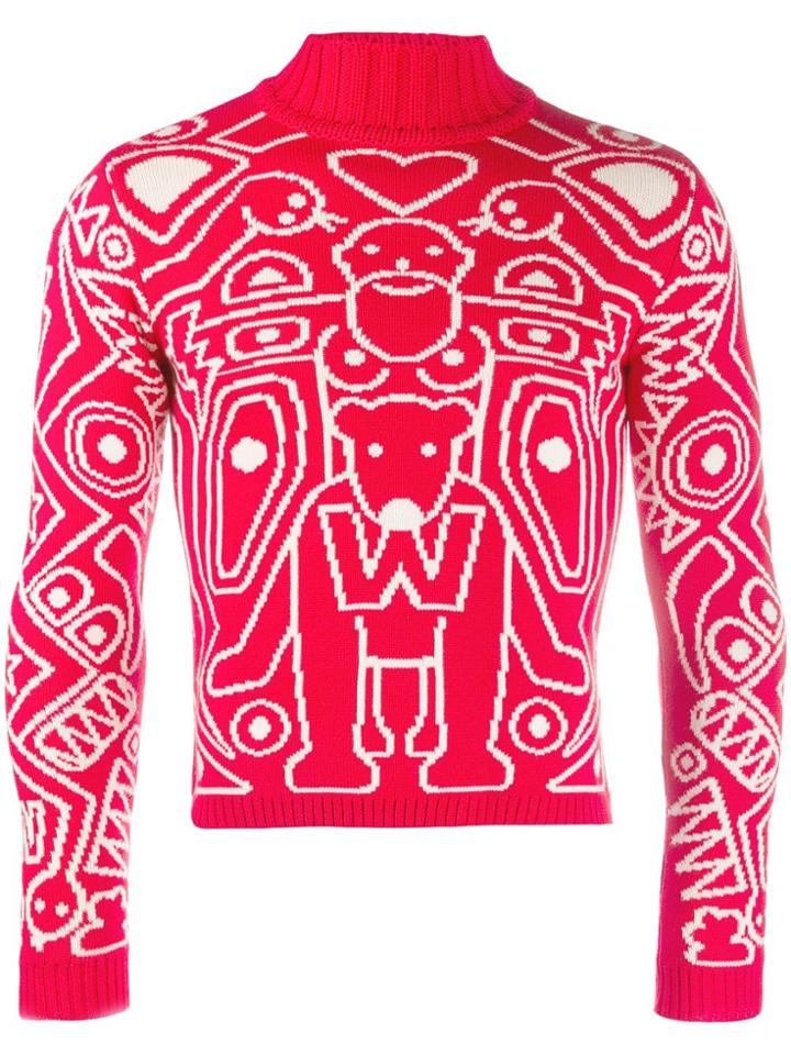 Walter Van Beirendonck Pre-owned 2010/11's Take A W-ride High Neck