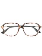 Dior Eyewear Oversized Glasses - Brown