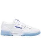 Reebok White Workout Clean Ripple Ice Sneakers