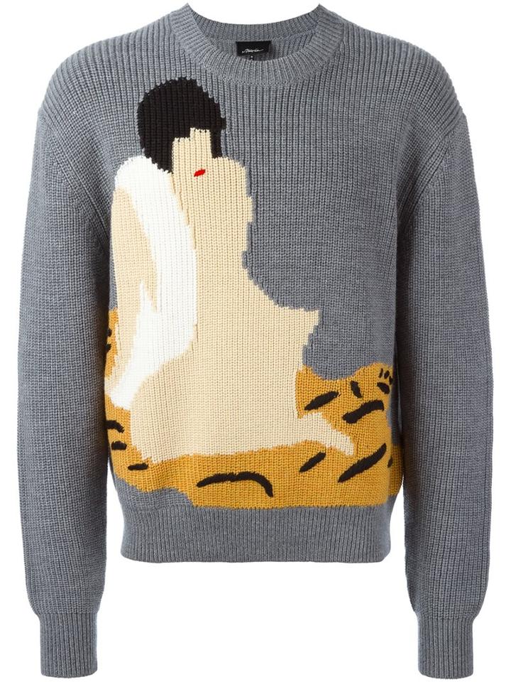 3.1 Phillip Lim Woman Intarsia Jumper