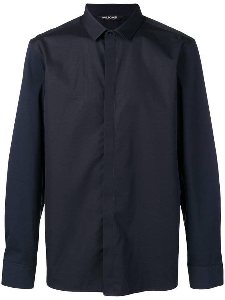 Neil Barrett Button-up Shirt - Blue