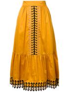 Temperley London Agnes Skirt - Yellow & Orange