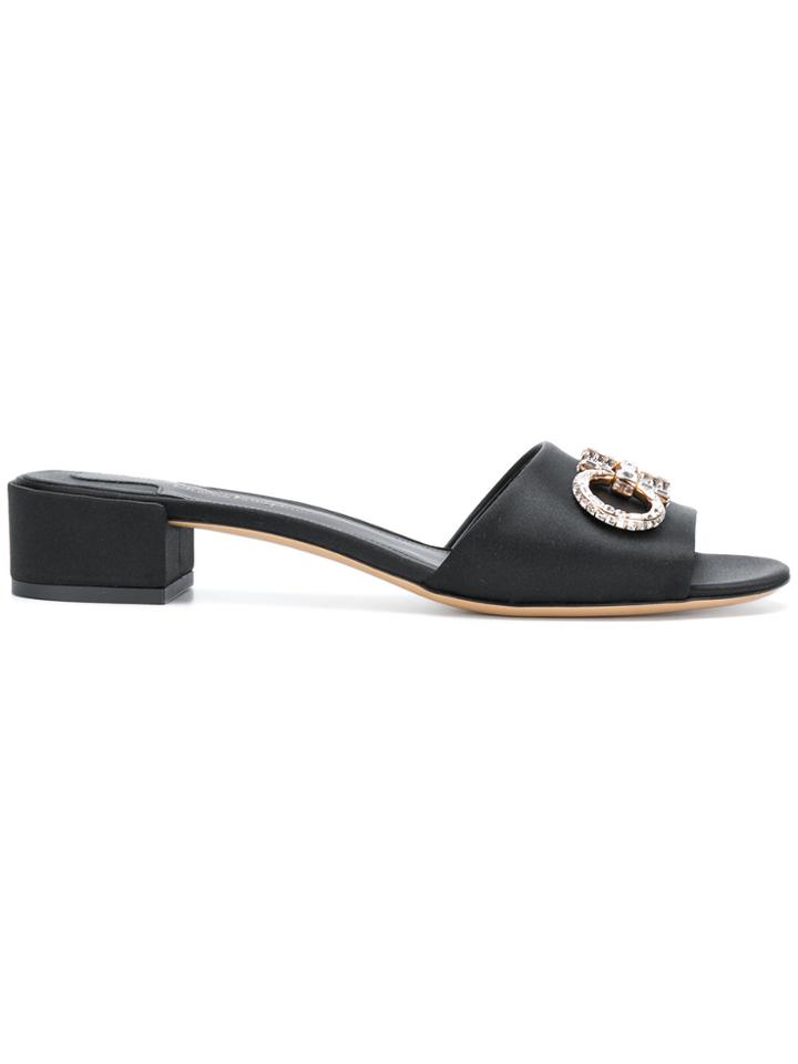 Salvatore Ferragamo Lampio Sandals - Black