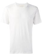 Simon Miller Crew Neck T-shirt, Men's, Size: Medium, White, Silk/cotton