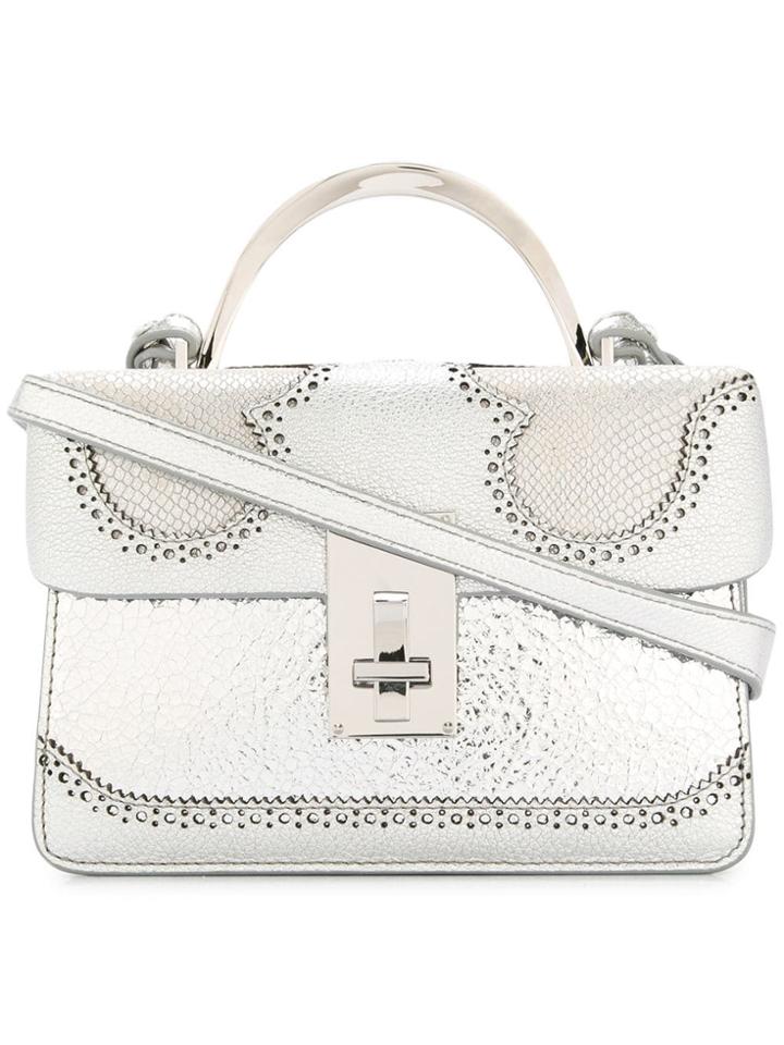 The Volon Alice Crossbody Bag - Metallic
