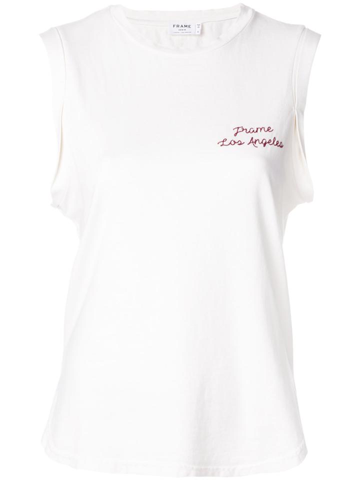 Frame Denim Los Angeles Tank Top - Nude & Neutrals
