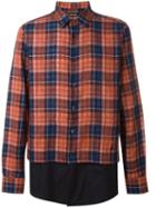 Raf Simons Checked Shirt, Men's, Size: 48, Red, Cotton