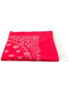 Mc2 Saint Barth Paisley Print Beach Towel - Red