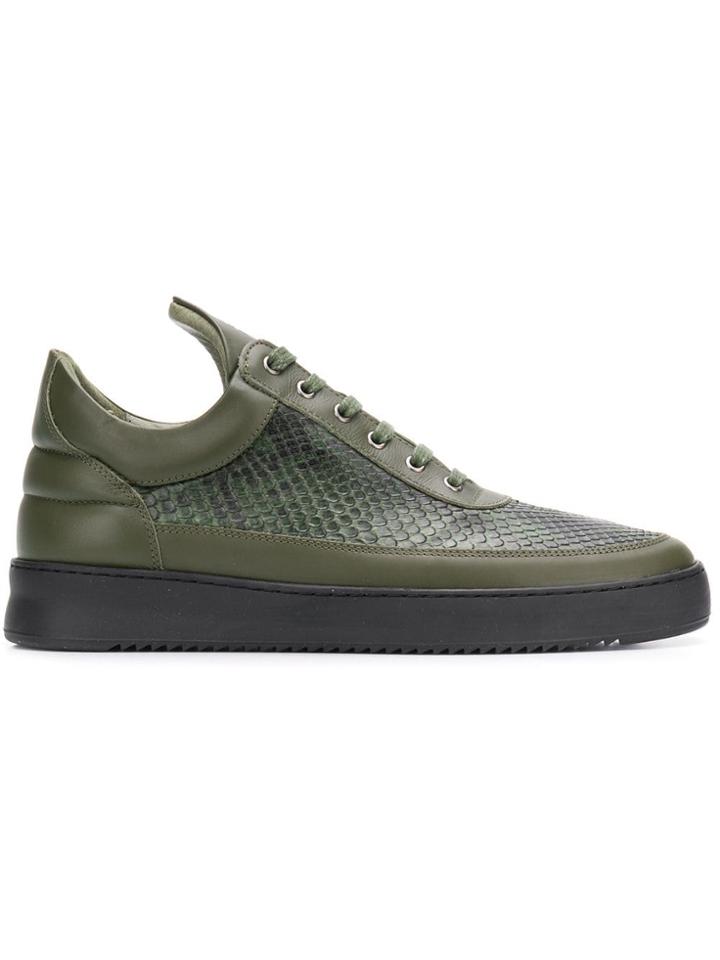 Filling Pieces Low Top Trainers - Green