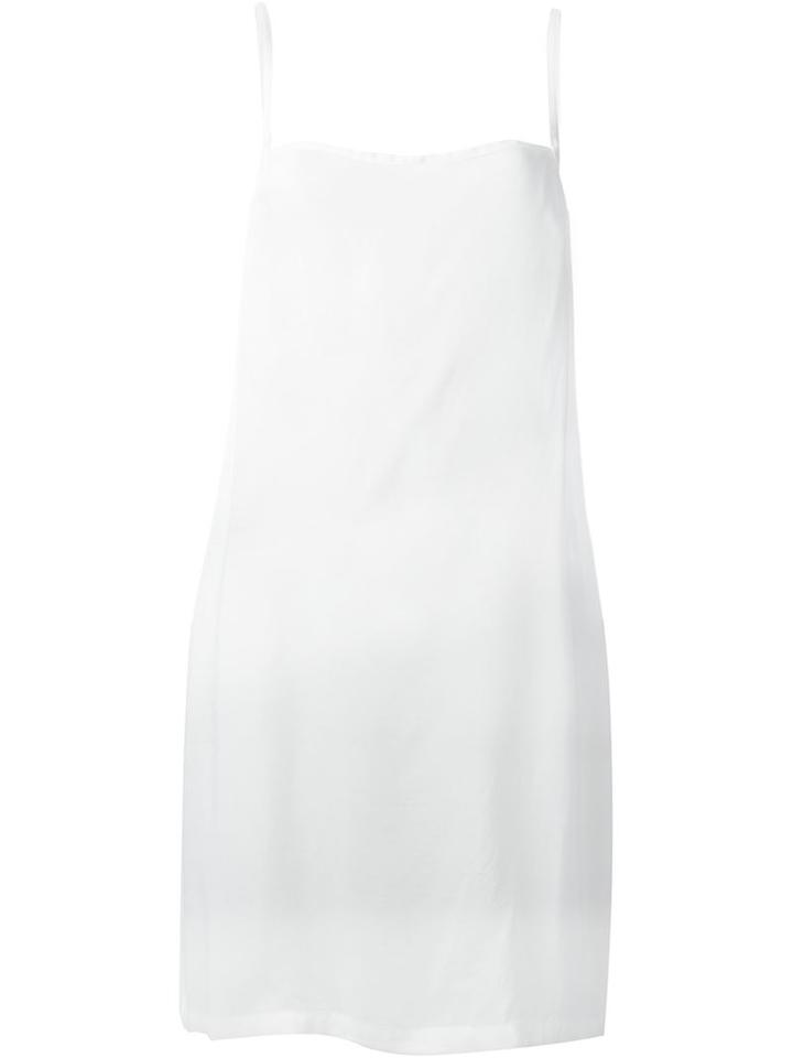 Ann Demeulemeester Open Back Long Cami Top, Women's, Size: 36, White, Rayon/silk