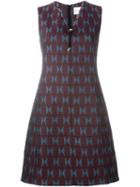 Mary Katrantzou Farfalle Jacquard Sleeveless Dress