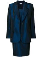 Valentino Vintage Two-piece Dress Suit - Blue