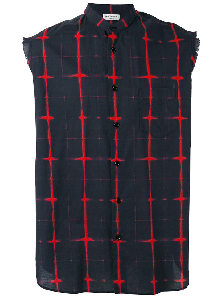 Saint Laurent - Printed Shirt - Men - Cotton - 38, Black, Cotton