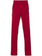 Valentino Contrasting Band Track Pants - Red