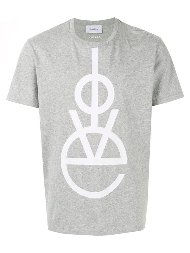 Ports V Love T-shirt - Grey