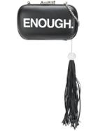 Corto Moltedo Susan Tassel Detail Clutch - Black