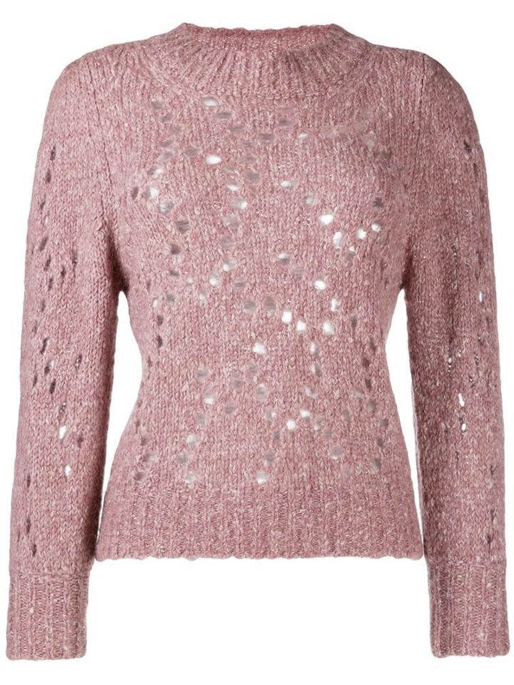 Isabel Marant Étoile Cut Out Holes Jumper - Pink