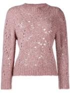 Isabel Marant Étoile Cut Out Holes Jumper - Pink